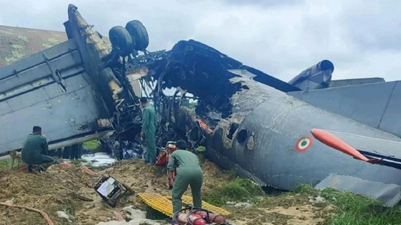 যোরহাটে বিমানবাহিনীর পরিবহন বিমান বিধ্বস্ত,তদন্ত শুরু